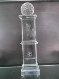 Elegant Crystal Trophy