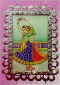 Hand Brush Painting With Frame