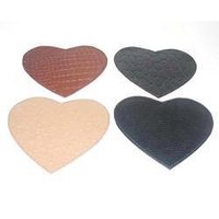 Heart Shaped Faux Leather Coaster