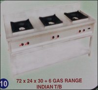Indian T/B Gas Range