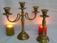 Fine Finish Brass Candle Holder