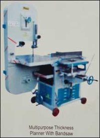 Mulitipurpose Thickness Planner With Bandsaw