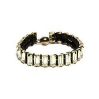 Muted Gold Toned Studded Bracelet