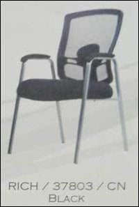 Fixed Black Office Chair
