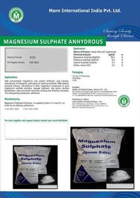 Magnesium Sulphate Anhydrous