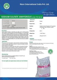 Sodium Sulphate Anhydrous
