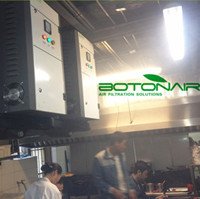 Fume Gas And Odor Removal Air Cleaner For Restaurant Commercial Kitchen