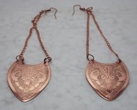 Copper Eaching Earrings