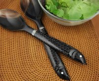 Fish Shape Horn Salad Server Set