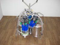Electric Motor Double Bucket Milking Machine