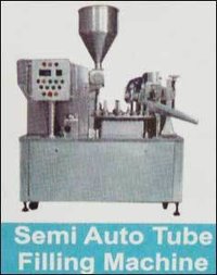 Semi Auto Tube Filling Machine