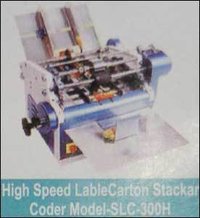 High Speed Lable Carton Stacker Coder Machine