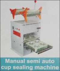 Manual Semi Auto Cup Sealing Machine
