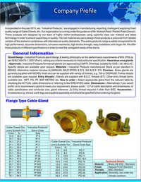 Flange Type Cable Glands