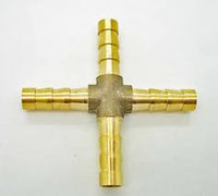 Brass Connector 4 Way