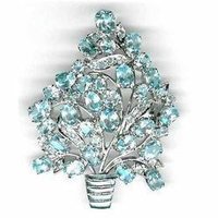 Emerald Brooches