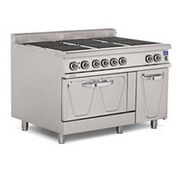 Electric 6 Hot Plate Range With Oven