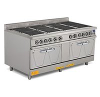Electric 8 Hot Plate Range With Oven