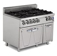 Gas 6 Burner Range With Oven