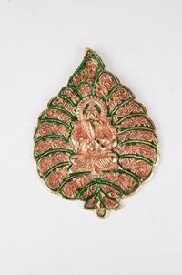 Wall Hanging Color Leaf Ganesh