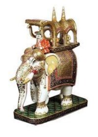 Marble Elephant Howdah