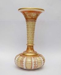Marble Long Neck Vase