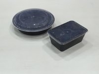 Black Disposable Container