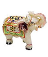 Marble Gold Elephant