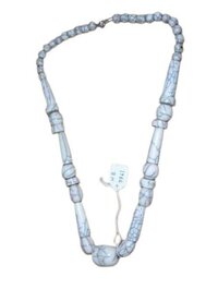 White Beaded Necklace
