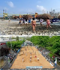 Sand For Artificial Beach Volley Court