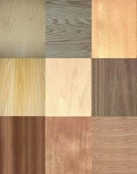 Red and White Plywood