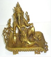 Brass Ganesha Statue