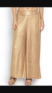 Shimmer Lycra Plazo Pant
