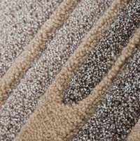 Brown and Beige Pepper Handloom Woolen Carpet