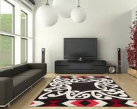 Joy Hand Tufted Rug Red