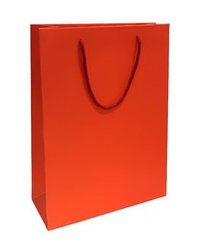 Matt Laminated Colored Kraft Paper Carry Bags