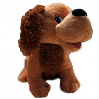 Fancy Sitting Dog Soft Toy Animal 25 cm