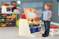 Flip And Doodle Easel Desk W/Stool
