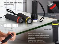 Mini Pull Out Focus Torch (1 Watt LED)