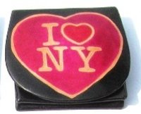 Printed Leather Coin Purse