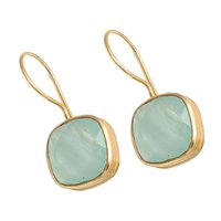 Chalcedony Gemstone Fine Earring