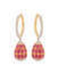 Gold Tone Hoop Earrings Embellished