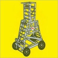 Aluminum Tower Wheeled Ladders