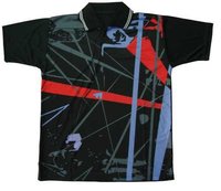 Badminton Tennis T-Shirt Sublimation in PMC Fabric 100% Polyester