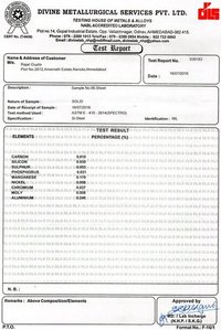 Chemical Composition For Grey Iron Casting Process