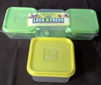 Plastic Lunch Box 400 Ml Set Of 3 Piece