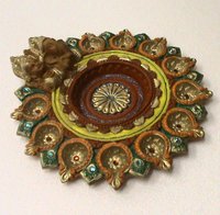 Decorative Rangoli Diyas