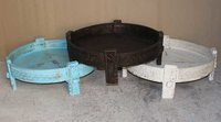Hand Carved Grinder Table