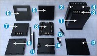 Din Panel Enclosure 96x96x110 mm (Without Ventilation)