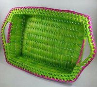 Palm Leaf Rectangle Tray
